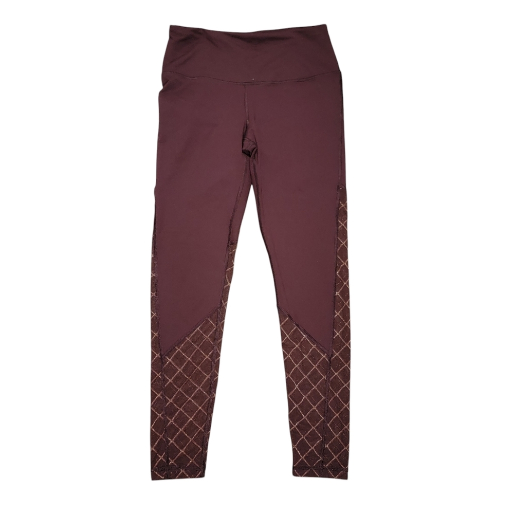 Victoria's secret Victoria sport Mooron and Gold Knockout leggings